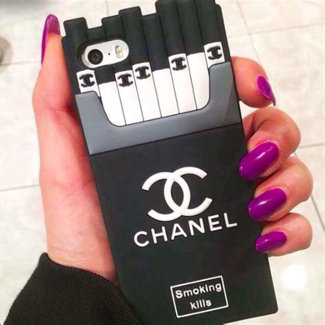 chanel iphone case wallet|Chanel smoking kills iPhone case.